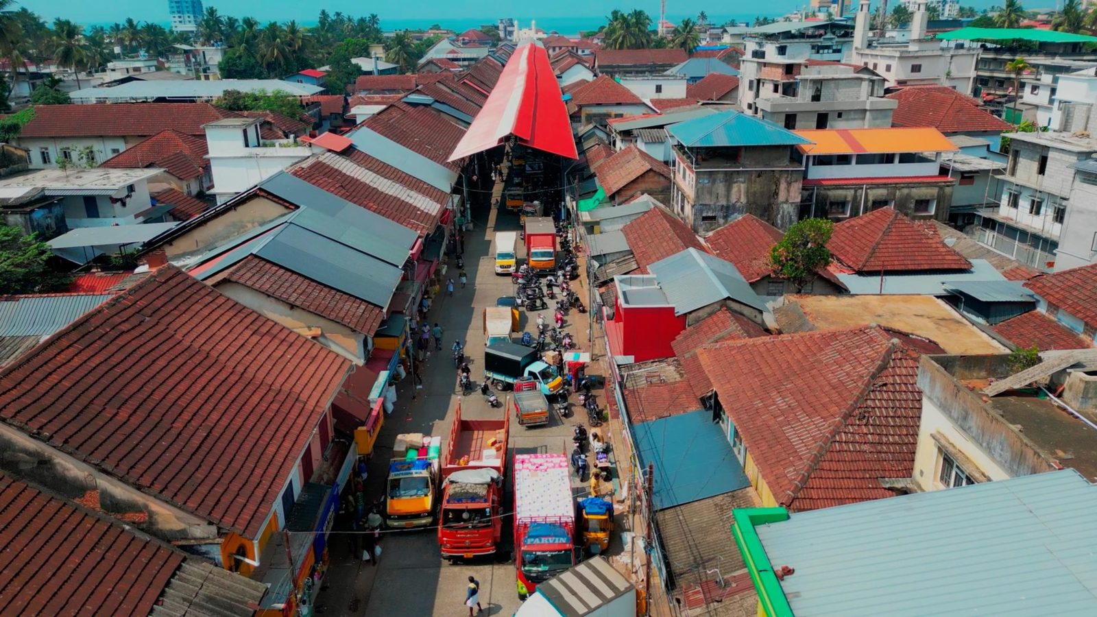 South Indian rooftops